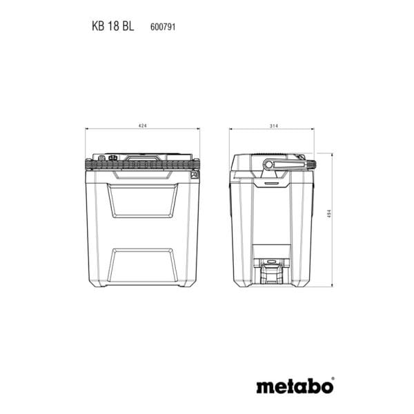 Hladnjak prenosivi METABO KB18BL